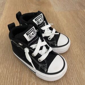Converse Kids Black High-Top Sneakers
